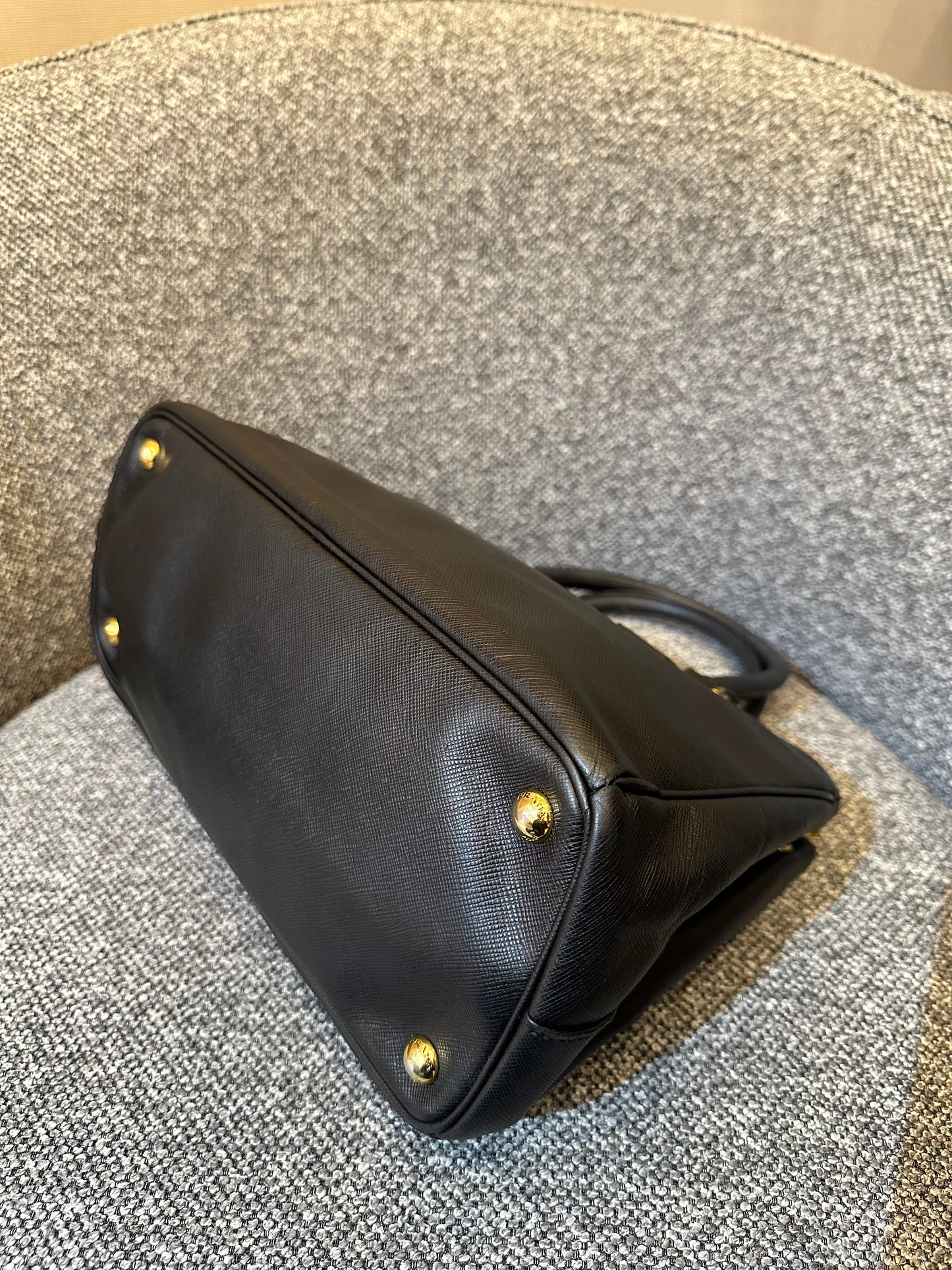 Prada Small Galleria Double Zip Tote Bag