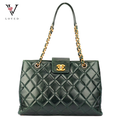 Chanel Daily Walk Tote Bag in Emerald Green