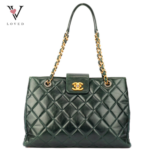 Chanel Daily Walk Tote Bag in Emerald Green