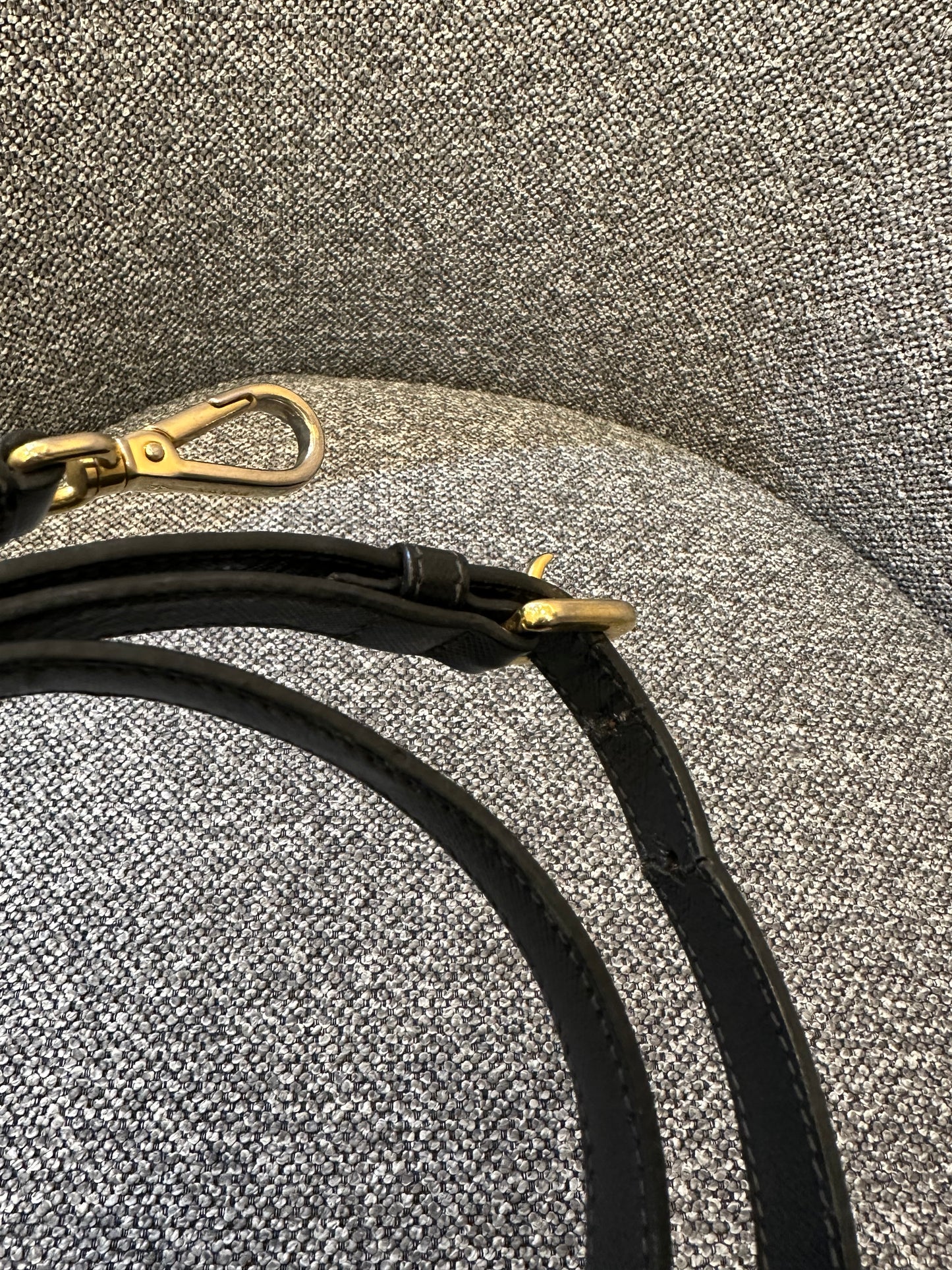 Prada Nylon Two-Way Bag In Black