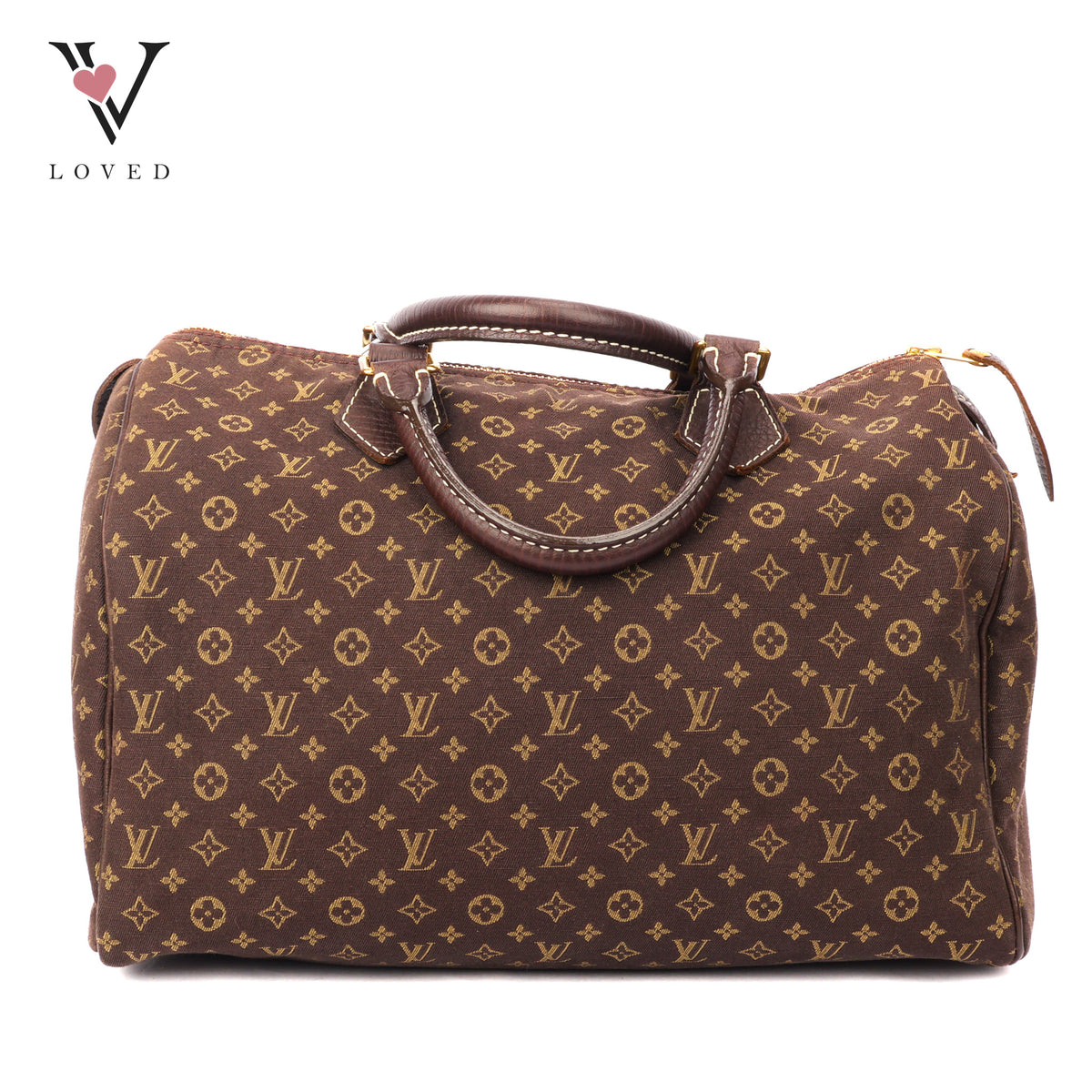 Louis Vuitton Monogram Mini Lin Canvas Speedy 30 Handbag