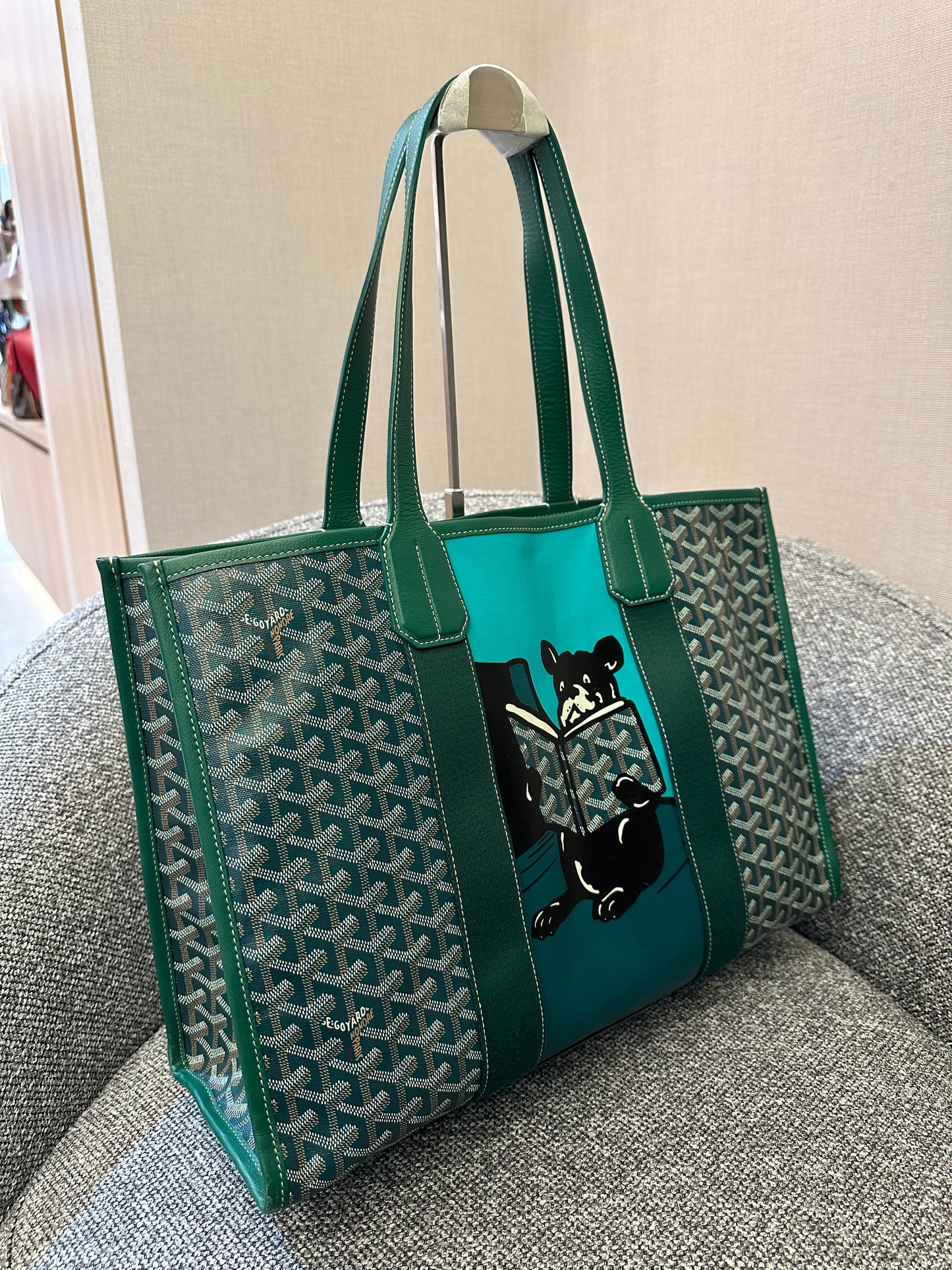 Goyard Villette With French Bulldog Design