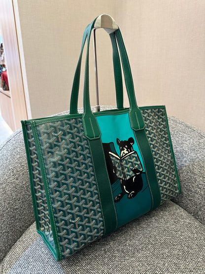 Goyard Villette With French Bulldog Design