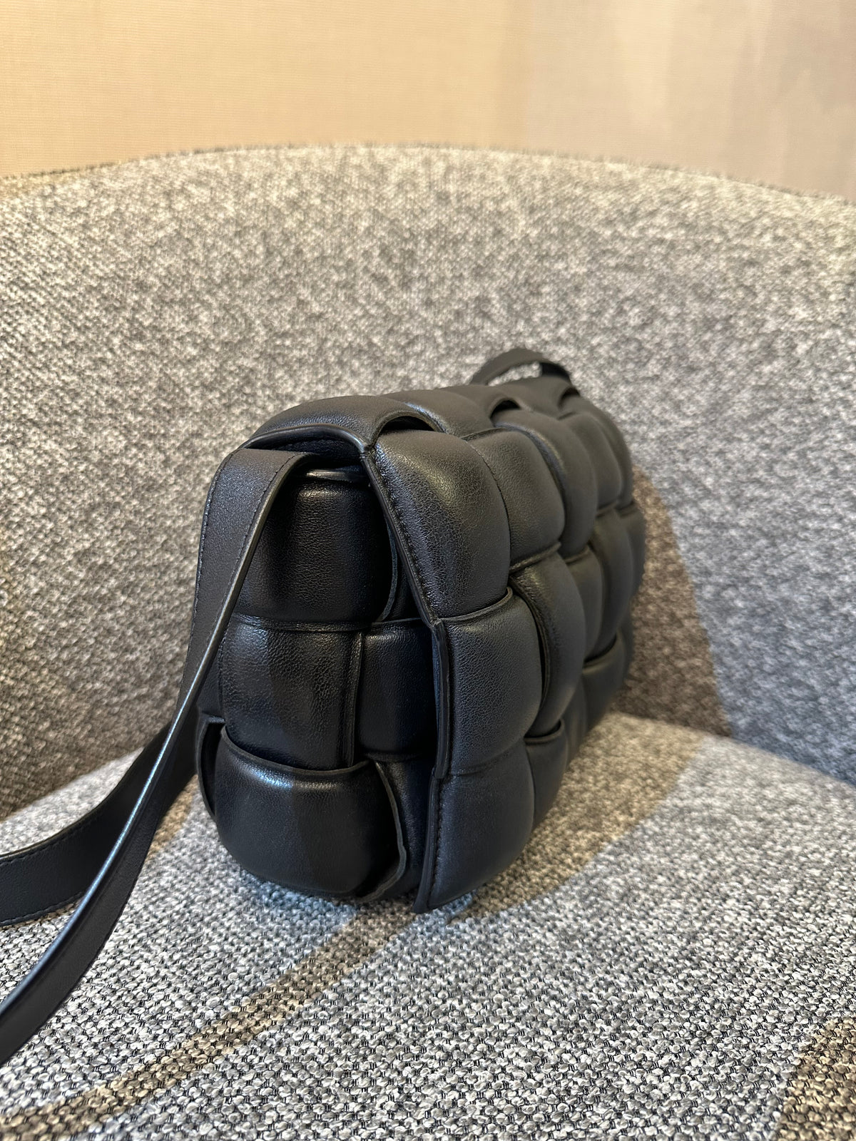 Bottega Veneta Padded Cassette Bag in Black