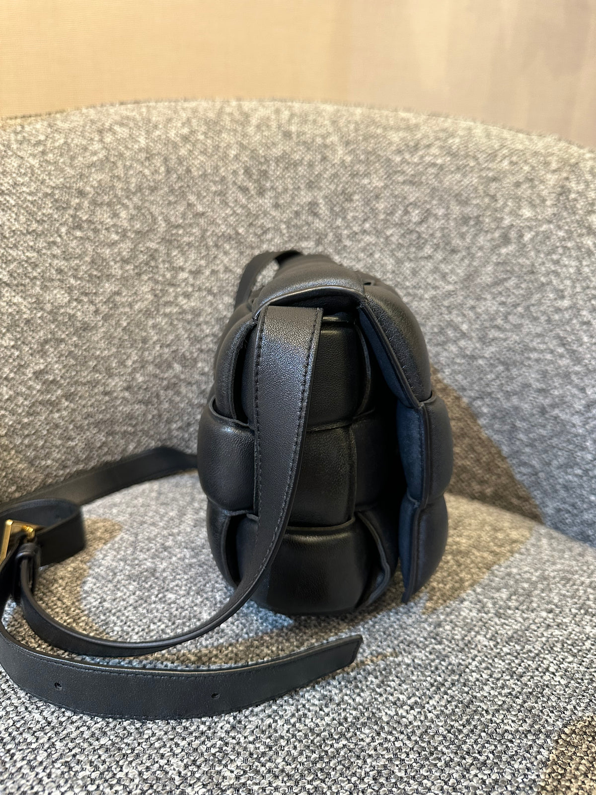 Bottega Veneta Padded Cassette Bag in Black