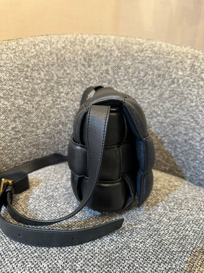 Bottega Veneta Padded Cassette Bag in Black