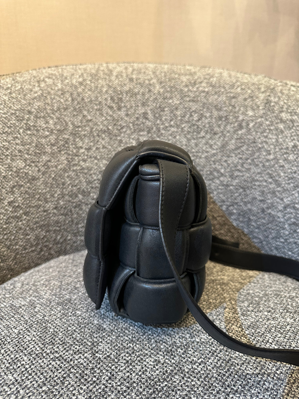 Bottega Veneta Padded Cassette Bag in Black