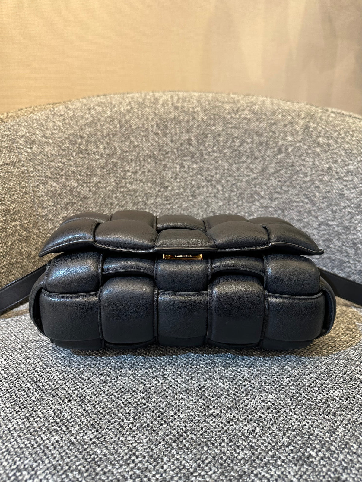 Bottega Veneta Padded Cassette Bag in Black