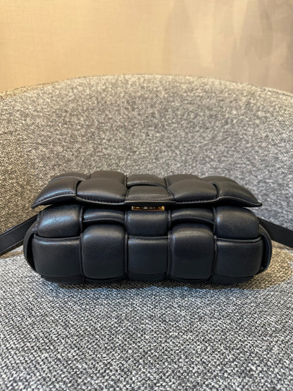 Bottega Veneta Padded Cassette Bag in Black