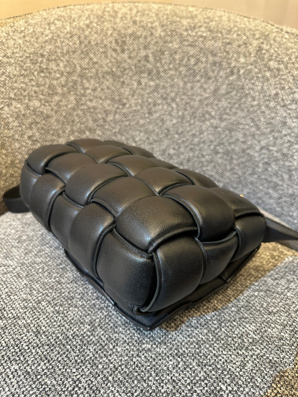 Bottega Veneta Padded Cassette Bag in Black
