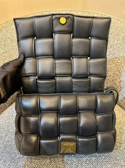 Bottega Veneta Padded Cassette Bag in Black