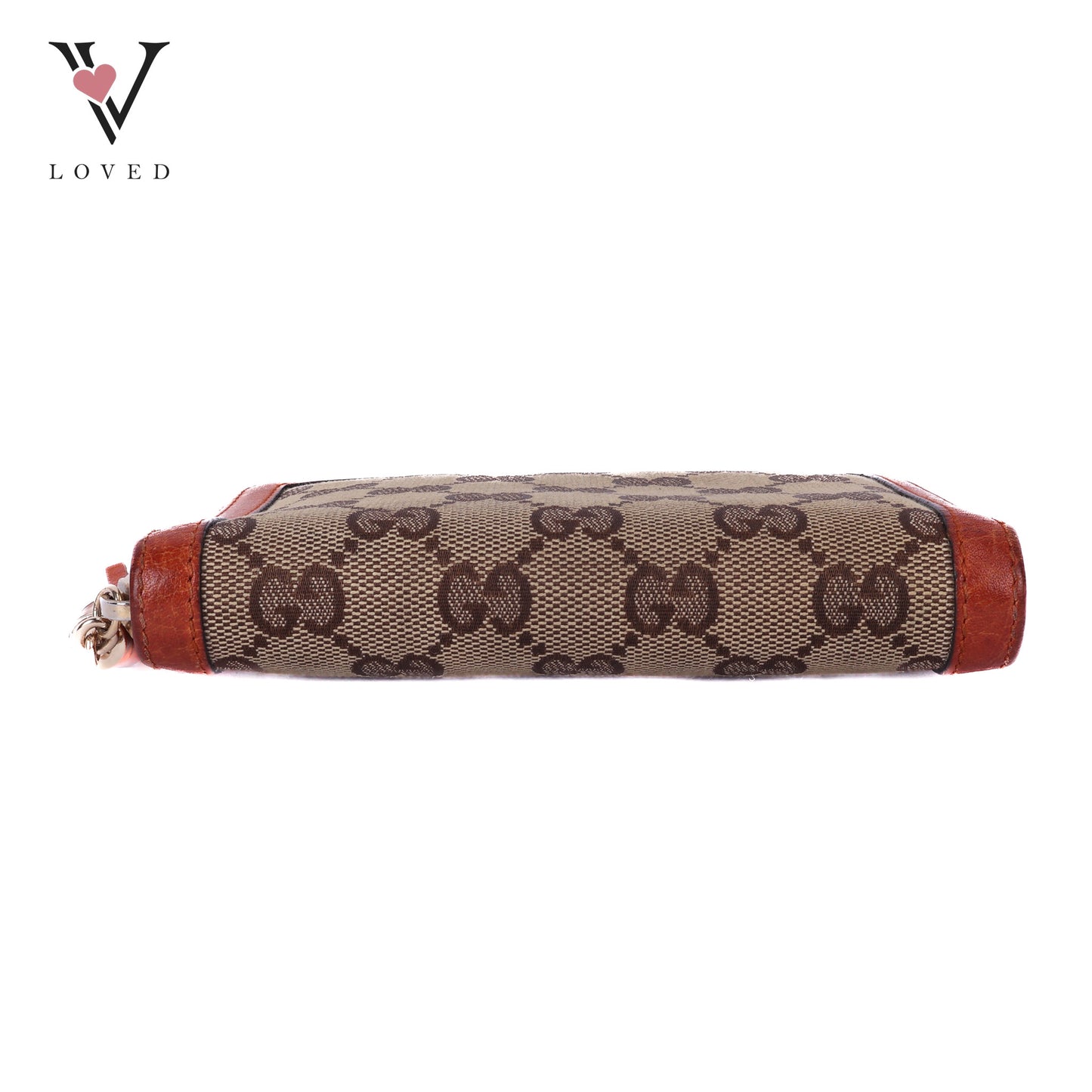 Monogram Bamboo Tassel Zip Around Wallet