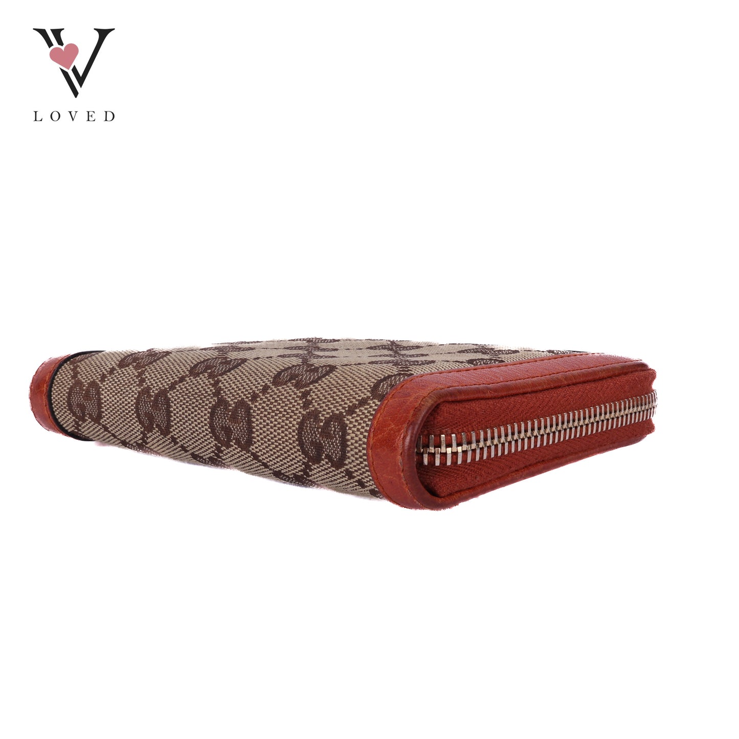 Monogram Bamboo Tassel Zip Around Wallet