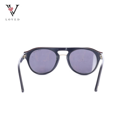 Tom Ford FT5824-B Optical Glasses with Magnetic Clip-on