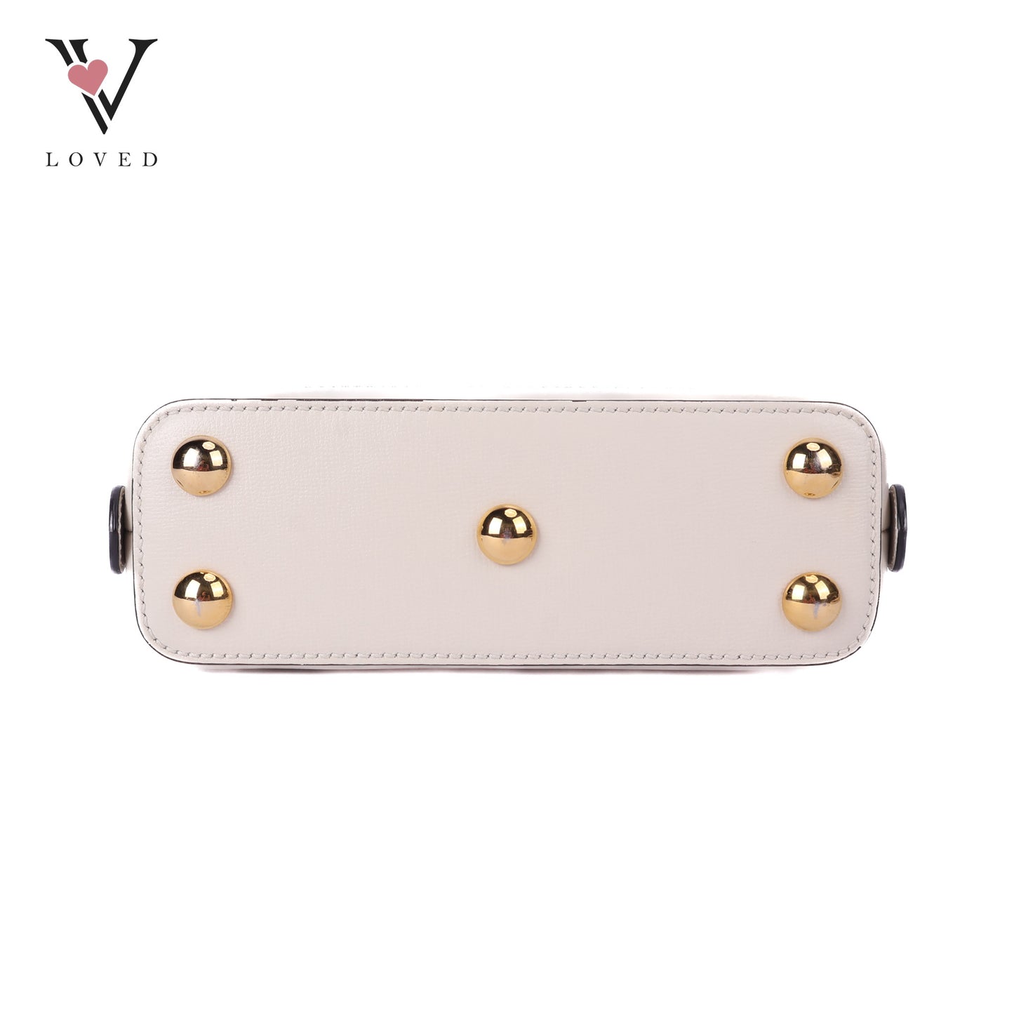 Horsebit 1995 White Mini Top Hand Bag