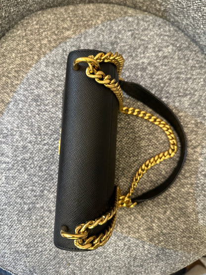Prada Crossbody Bag In Black Saffiano Leather