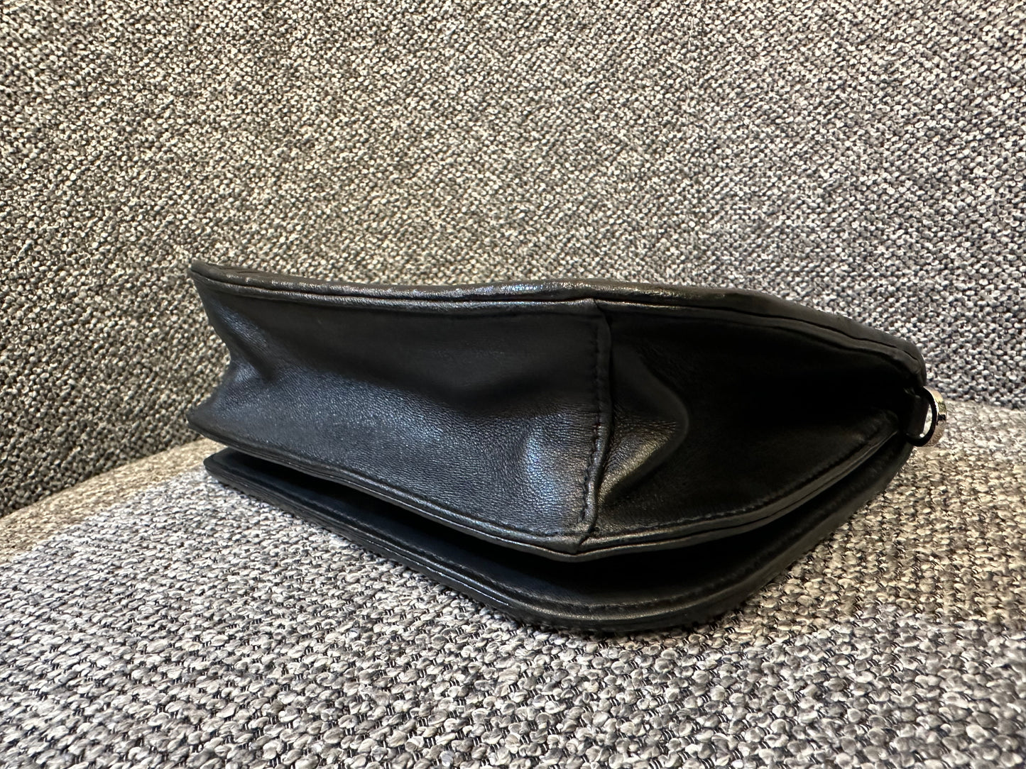 Prada Nappa Gaufre Crossbody Bag In Black Soft Leather