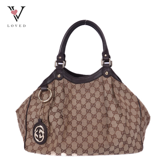 Sukey Tote Bag In GG Canvas