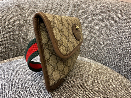 Gucci GG Supreme Monogram Neo Vintage Web Belt Bag