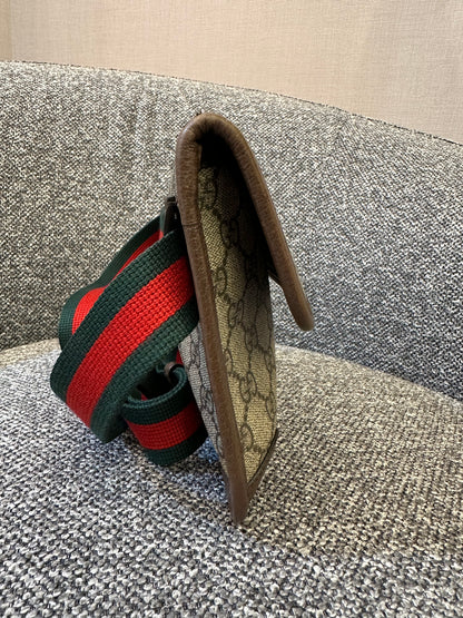 Gucci GG Supreme Monogram Neo Vintage Web Belt Bag