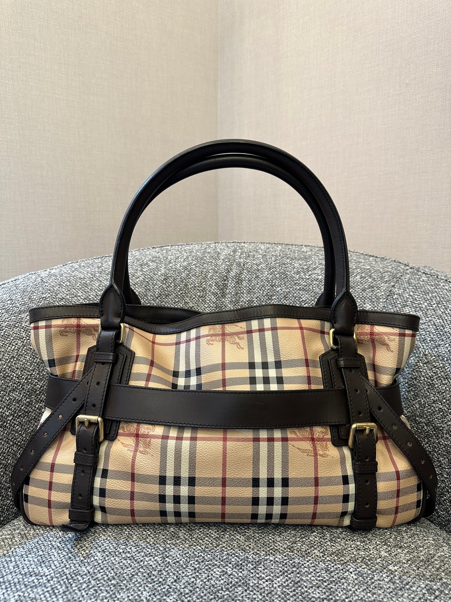 Burberry Haymarket Check Northfield Tote Bag