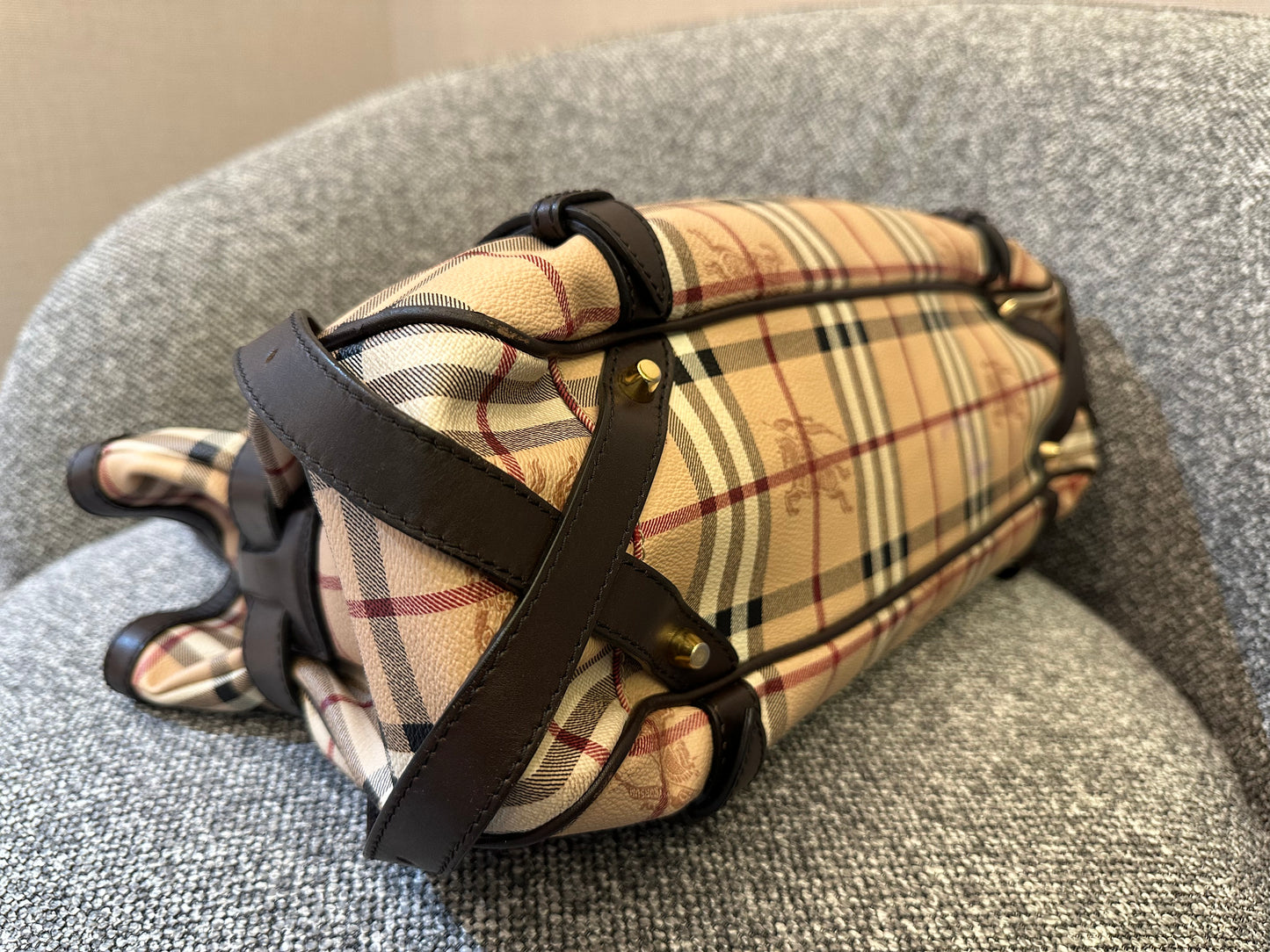 Burberry Haymarket Check Northfield Tote Bag