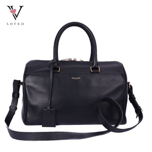 Classic Duffle Handbag In Calfskin Leather