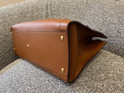 Gucci Diana Tote Bag In Brown Leather