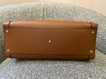 Gucci Diana Tote Bag In Brown Leather