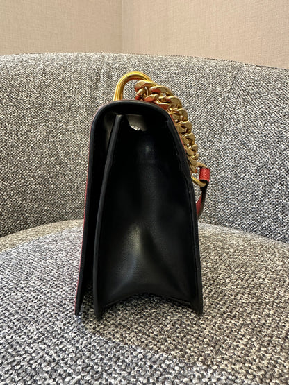 Prada Crossbody Bag in Red Saffiano Leather