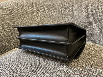 Yves Saint Laurent Sunset Bag In Black Leather