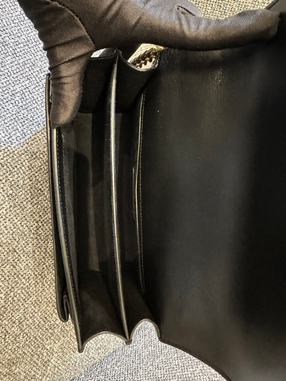 Yves Saint Laurent Sunset Bag In Black Leather