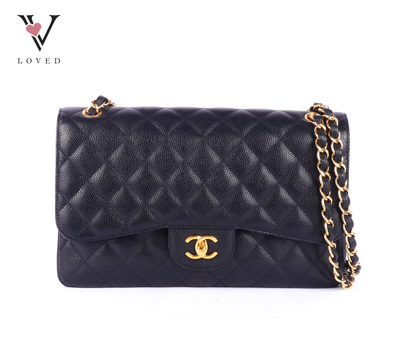 Chanel Jumbo Flap in Caviar Leather