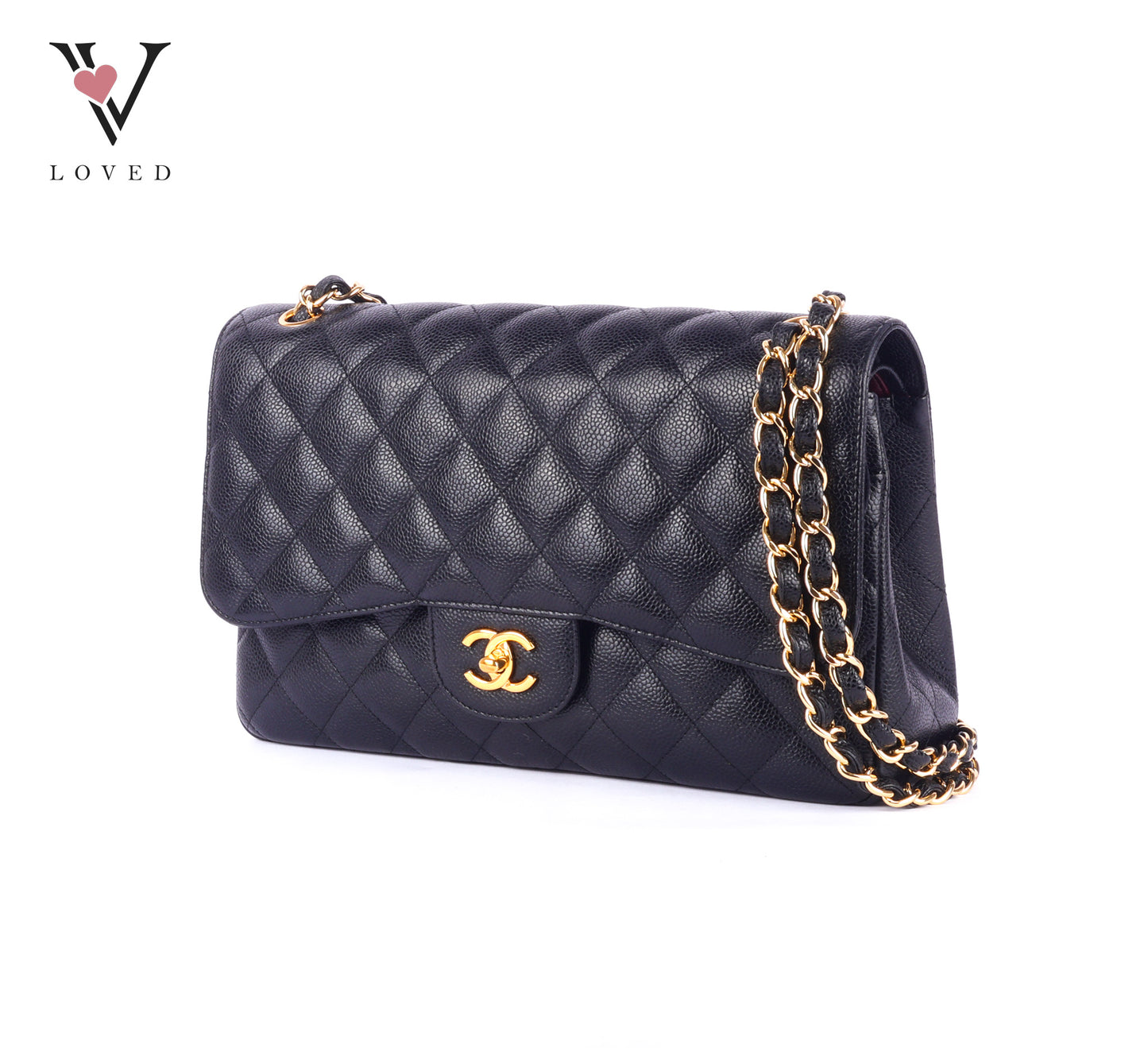 Chanel Jumbo Flap in Caviar Leather