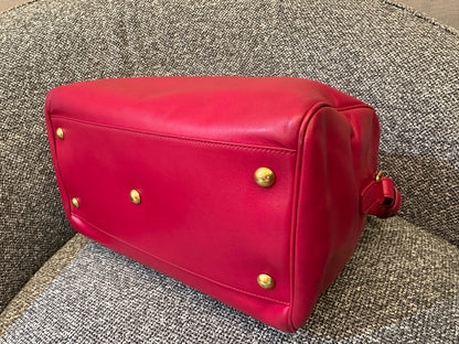 Yves Saint Laurent Duffle Bag In Hot Pink Leather