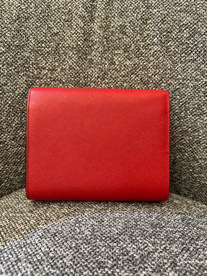 Prada Saffiano Lux Chain Crossbody Bag