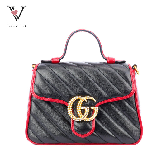 Gucci GG Marmont Mini Torchon Top Handle Bag