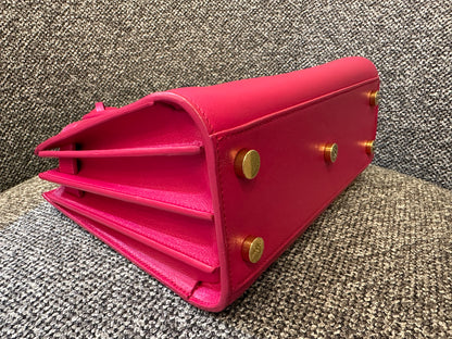Yves Saint Laurent Sac De Jour In Hot Pink Leather