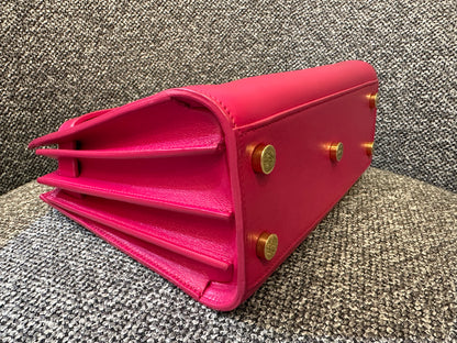 Yves Saint Laurent Sac De Jour In Hot Pink Leather