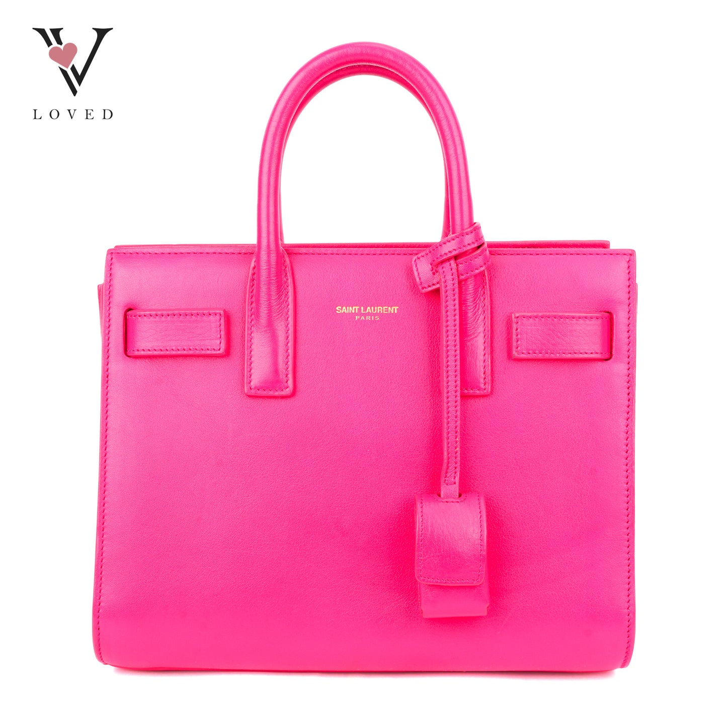 Yves Saint Laurent Sac de Jour Handbag in Fushcia Pink