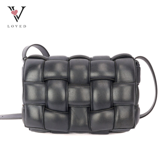 Bottega Veneta Padded Cassette Bag in Black