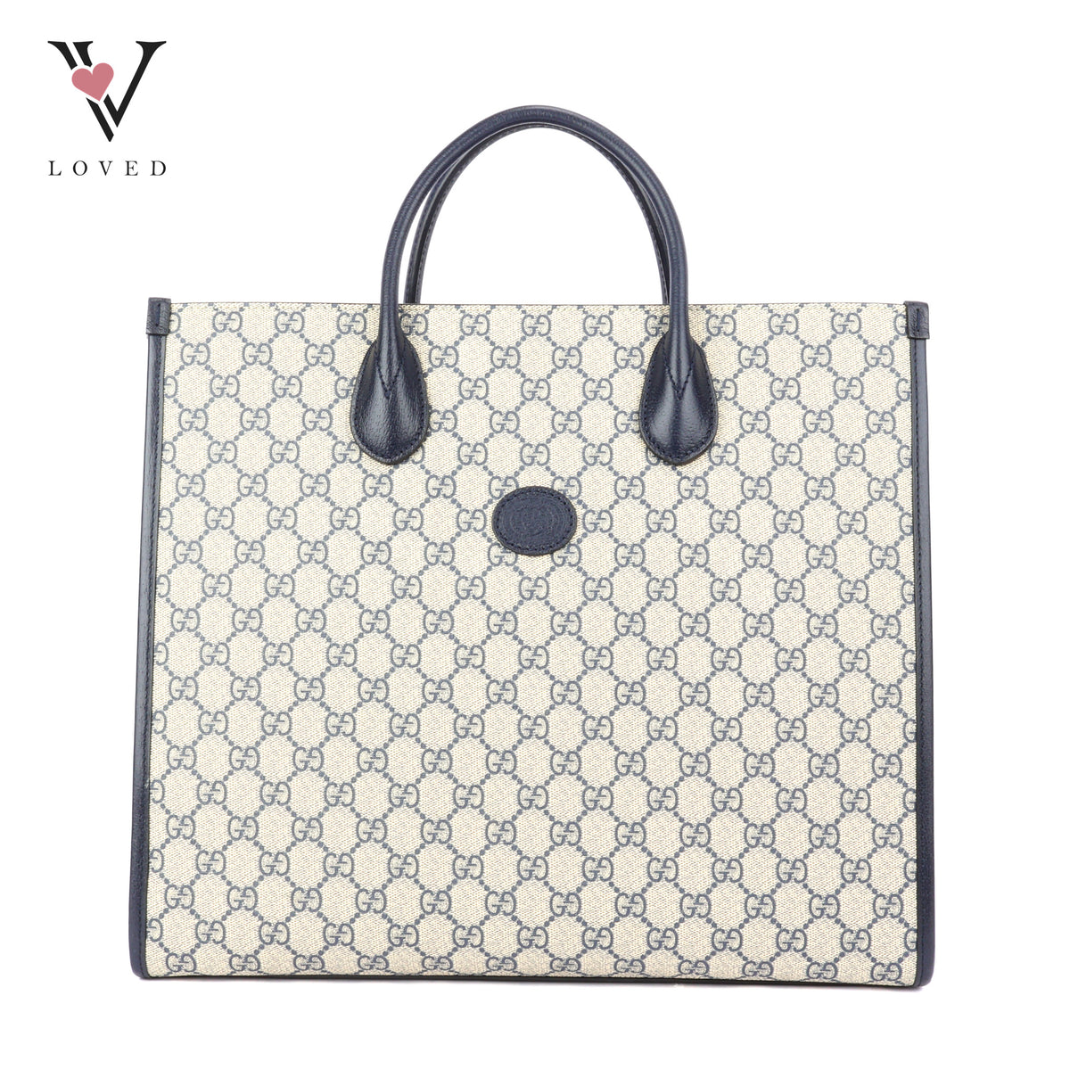 Gucci Interlocking GG Supreme Canvas Tote Bag