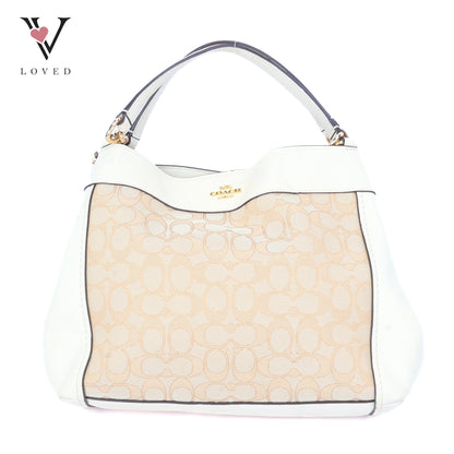 Coach Lexy Shoulder Bag In Signature Jacquard Canvas