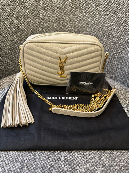YSL Lou Camera Bag in Quilted Leather