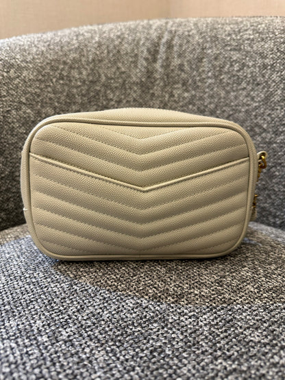 YSL Lou Camera Bag in Quilted Leather