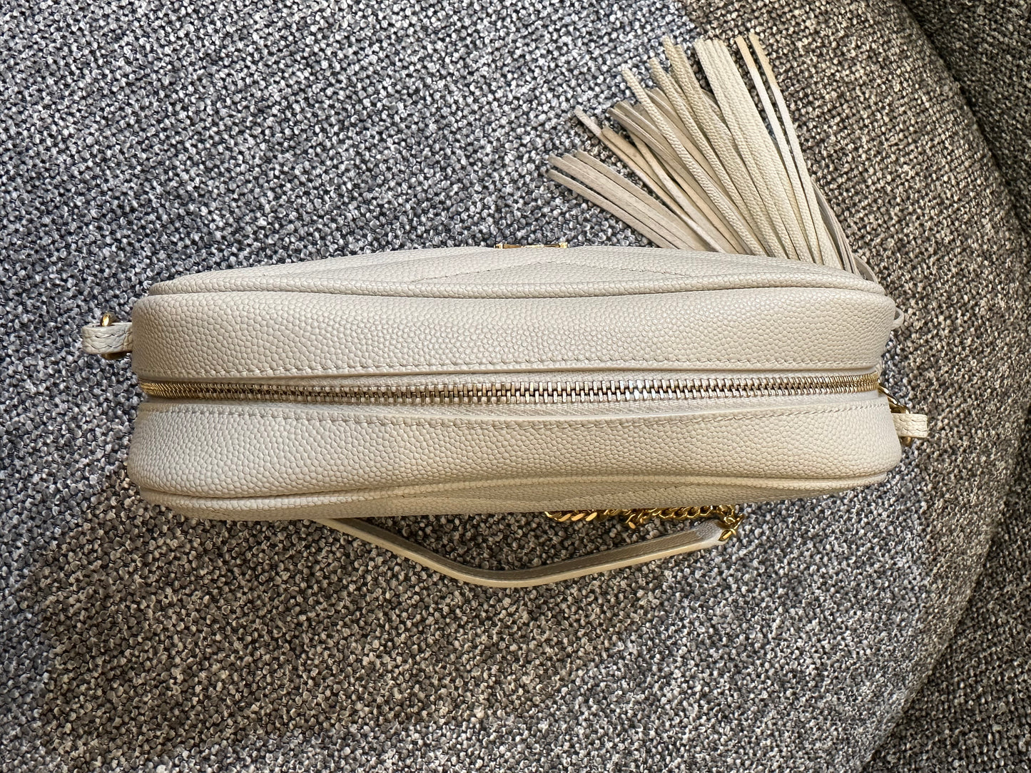 YSL Lou Camera Bag in Quilted Leather