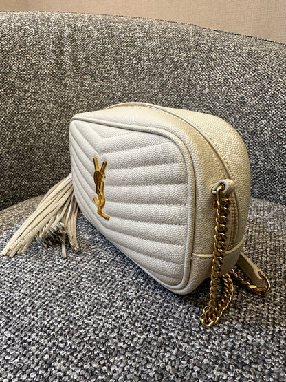 YSL Lou Camera Bag in Quilted Leather