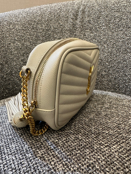 YSL Lou Camera Bag in Quilted Leather
