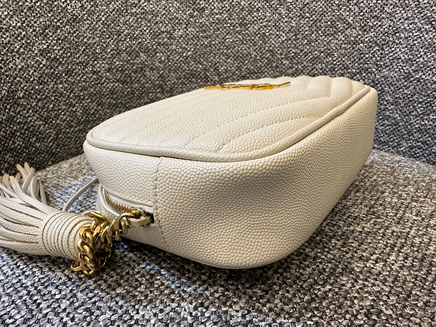 YSL Lou Camera Bag in Quilted Leather