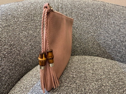Gucci Pebbled Leather Clutch